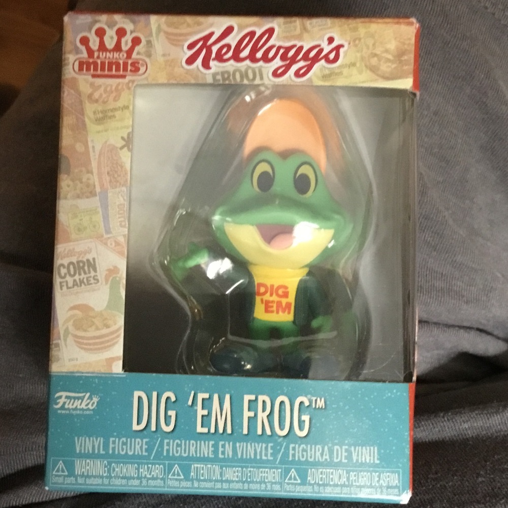 Kellogg's Dig 'Em Frog Funko Minis Vinyl Figure new